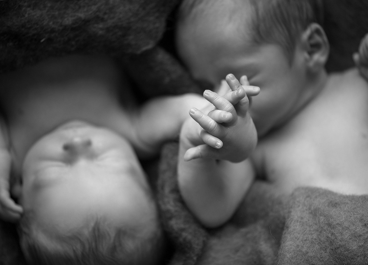 newbornfoto Zwillinge